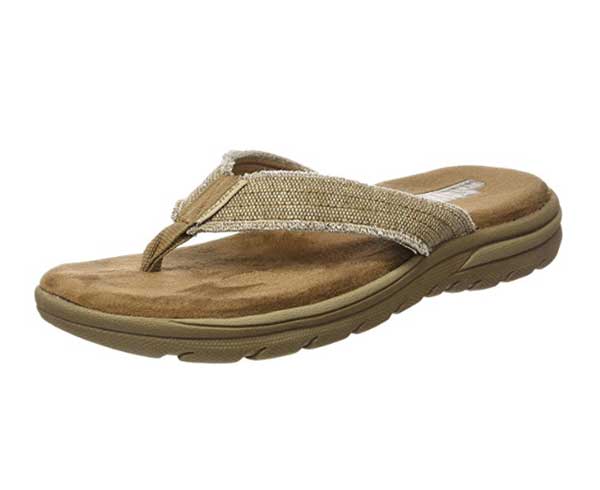 skechers flip flops with arch support